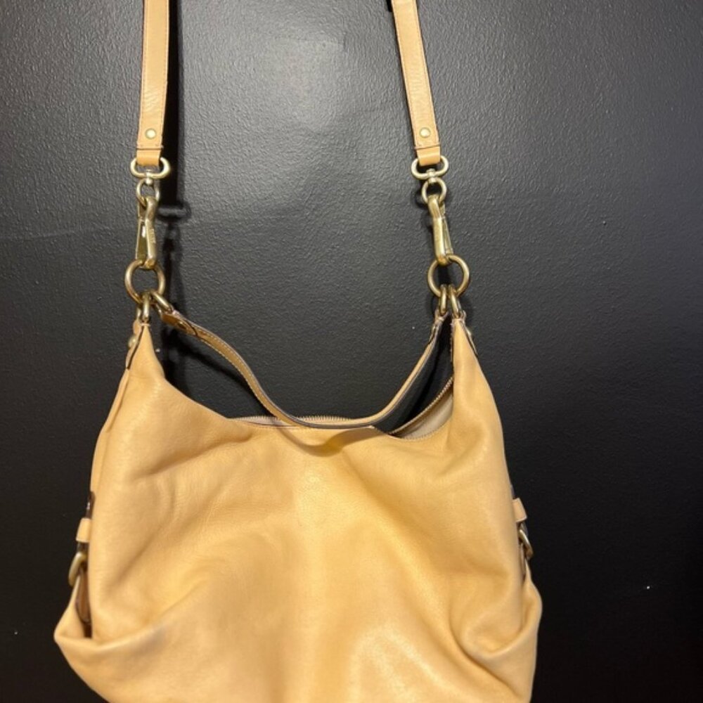 Coach Madison Tan Leather Hobo Bag - Picture 10 of 16